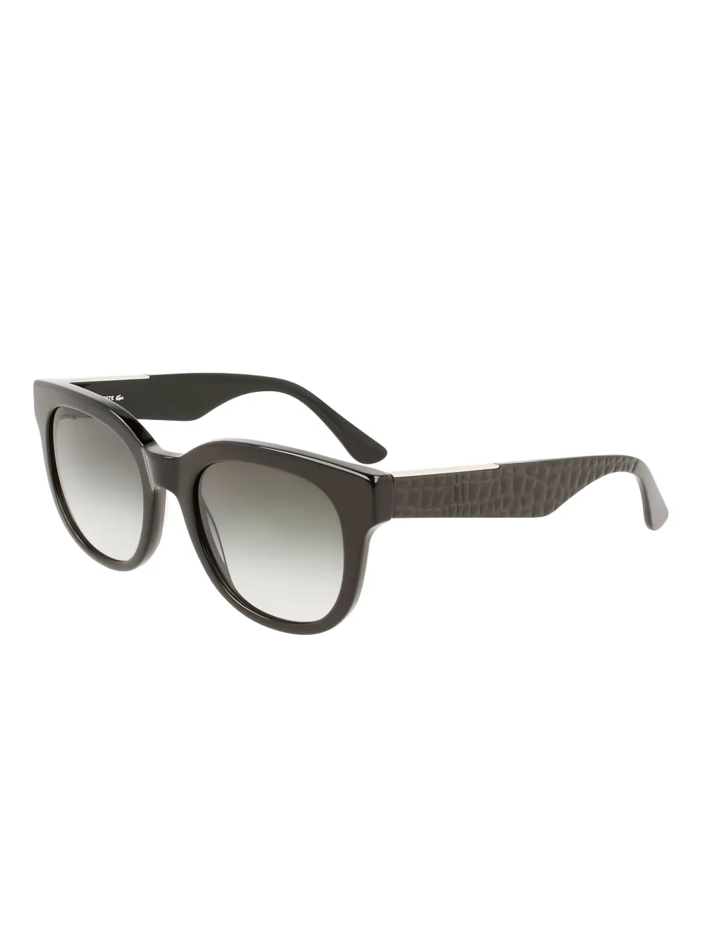 Lacoste crocodile-effect sunglasses Zwart