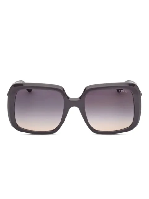 GUESS EYEWEAR chain-embellished square sunglasses