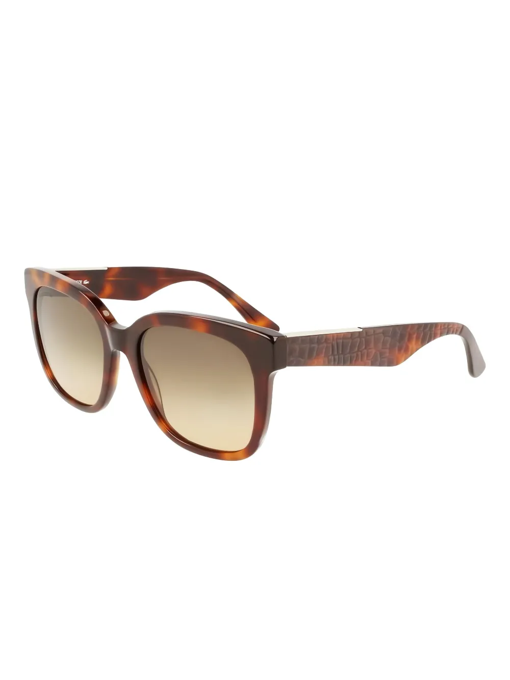 Lacoste crocodile-effect square-frame sunglasses | Image 2