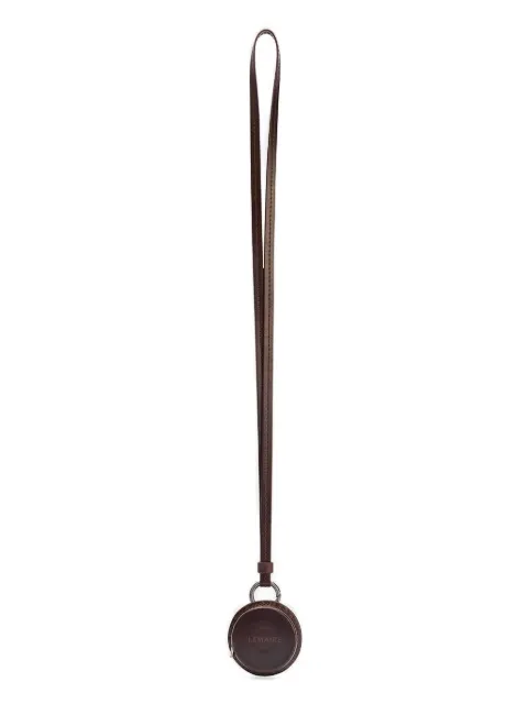 LEMAIRE leather round-case necklace
