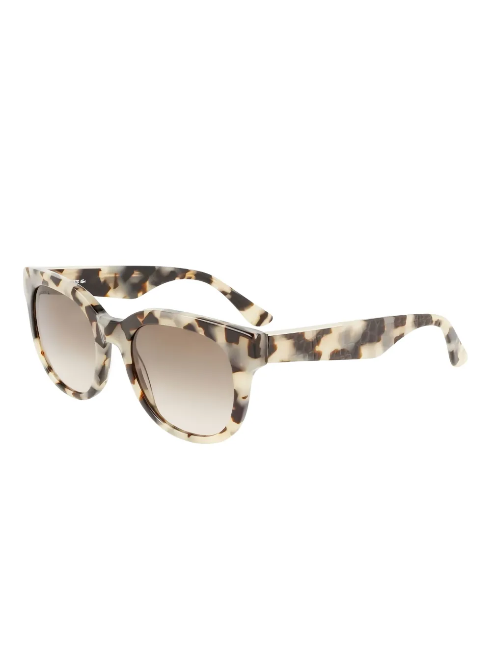 Lacoste tortoiseshell frame sunglasses Beige
