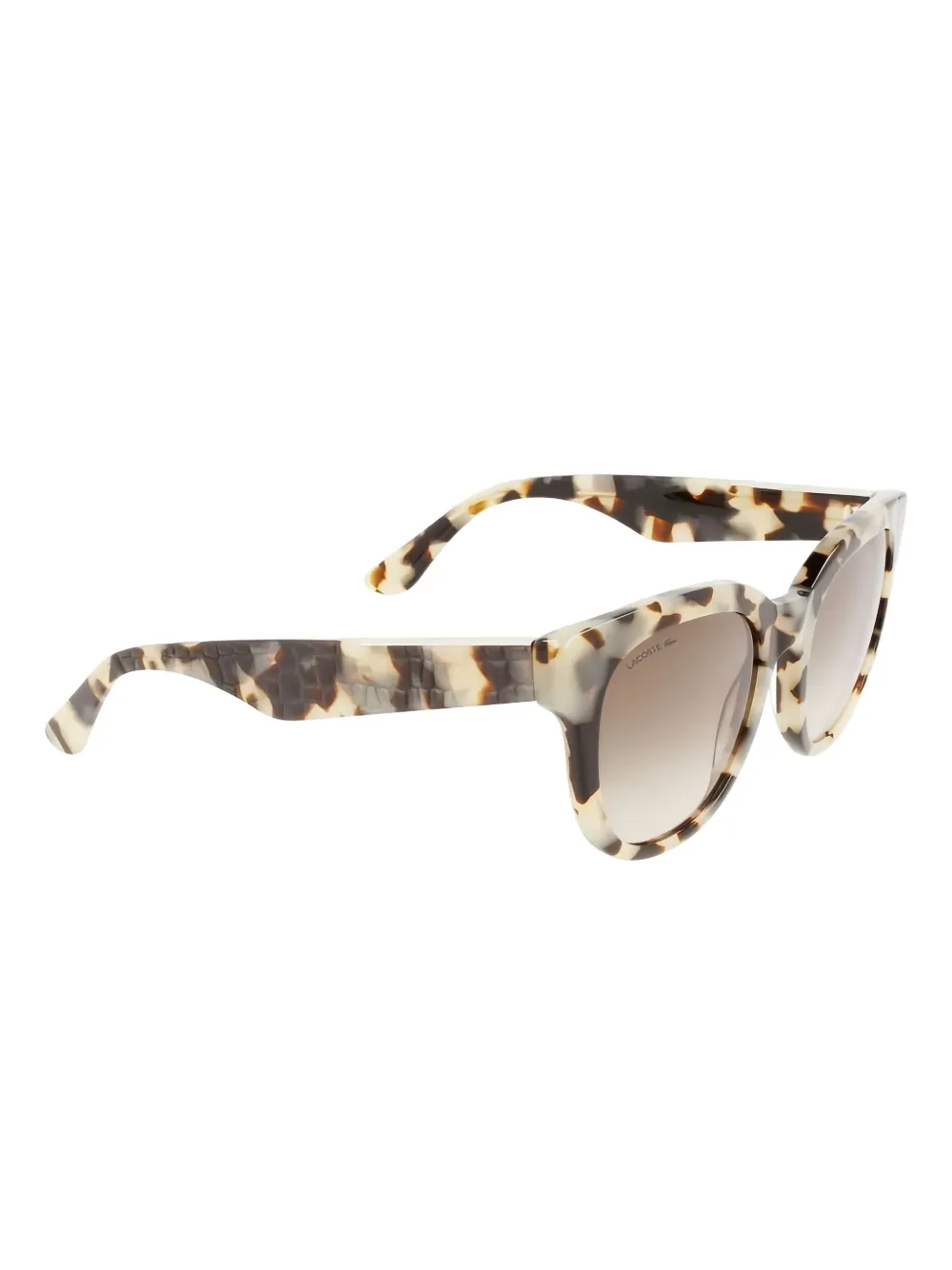 Lacoste tortoiseshell frame sunglasses Beige