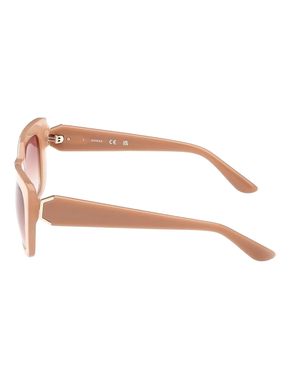 GUESS EYEWEAR cat eye-frame sunglasses Beige