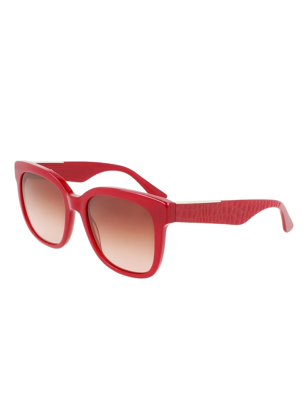 Lacoste square sunglasses Rood