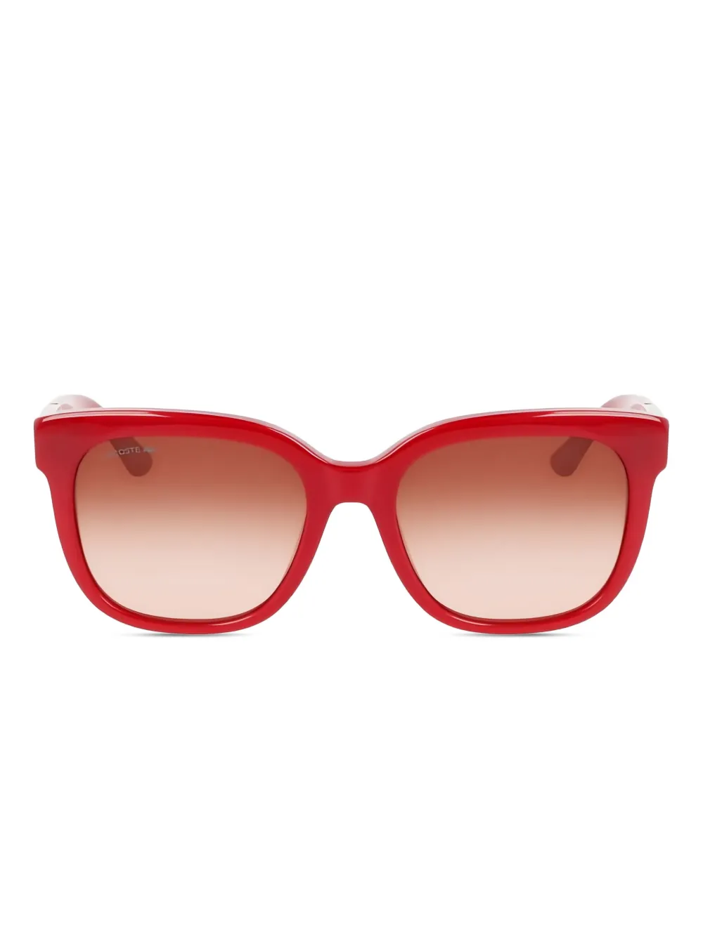 Lacoste square sunglasses - レッド Lacoste square sunglasses - レッド
