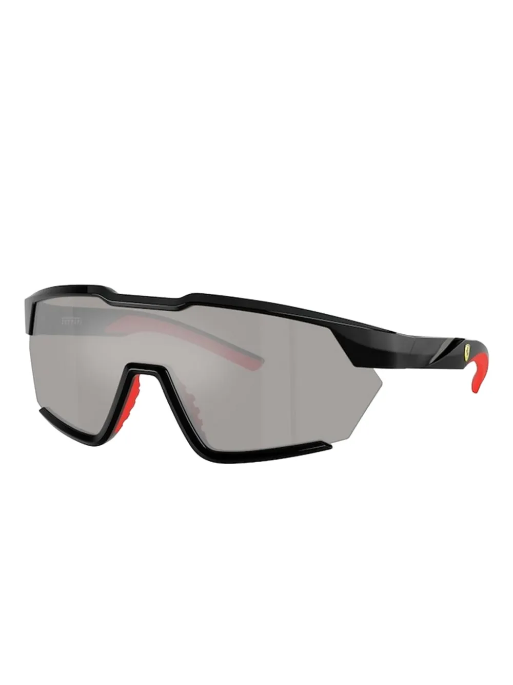 SCUDERIA FERRARI geometric frame sunglasses Zwart