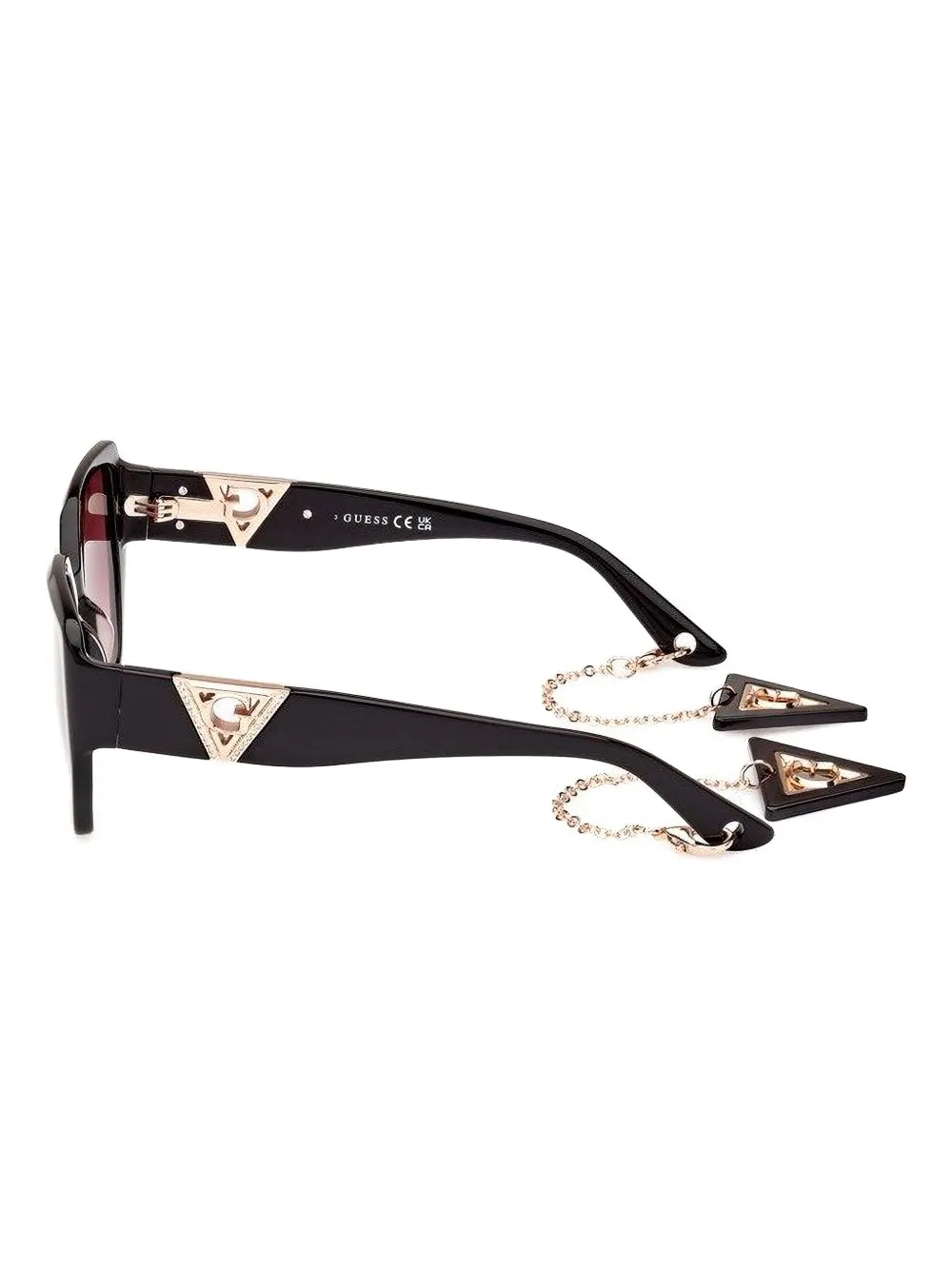 GUESS USA geometric-frame sunglasses Zwart