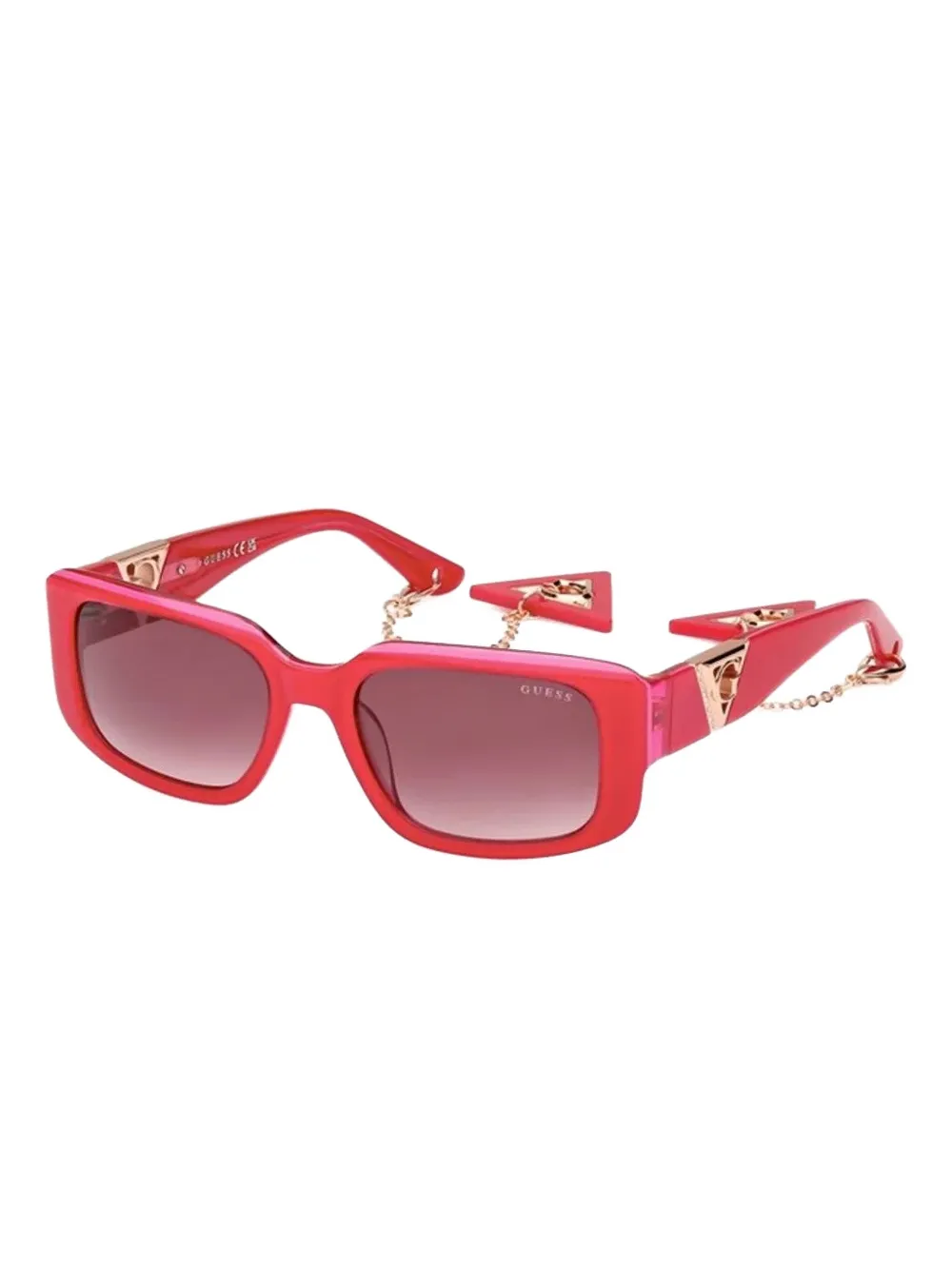 GUESS EYEWEAR rectangle-frame sunglasses Roze