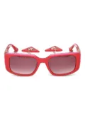 GUESS EYEWEAR rectangle-frame sunglasses - Pink