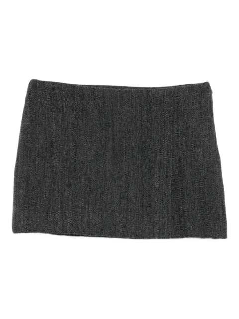 P.A.R.O.S.H. herringbone mini skirt