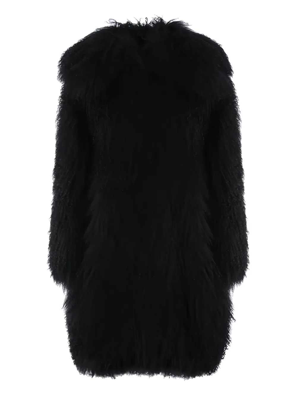 Alaïa shearling coat | Black | Image 1