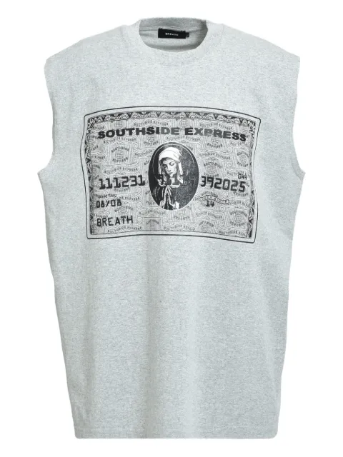 BREATH graphic-print vest