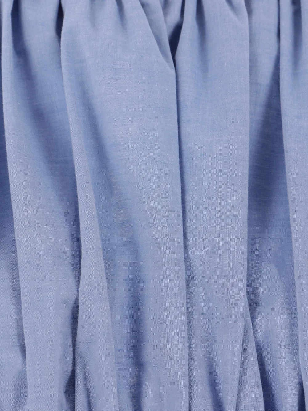RENATA BRENHA Peplum top met ruche taille Blauw