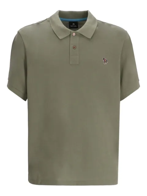 Paul Smith playera tipo polo con parche Zebra