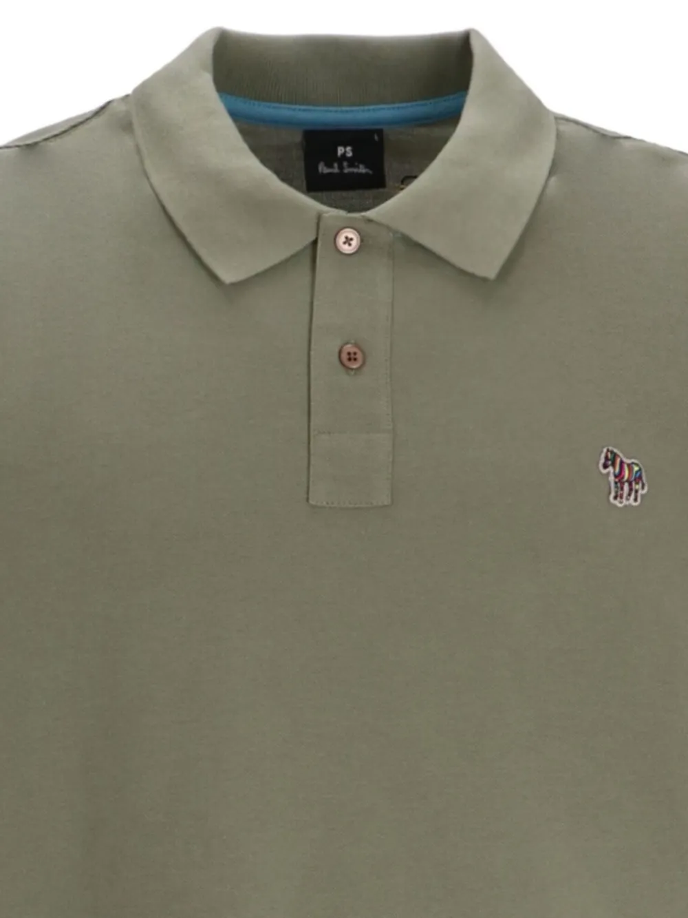 Paul Smith Poloshirt met zebrapatch Groen