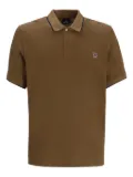 Paul Smith zebra-motif cotton polo shirt - Brown