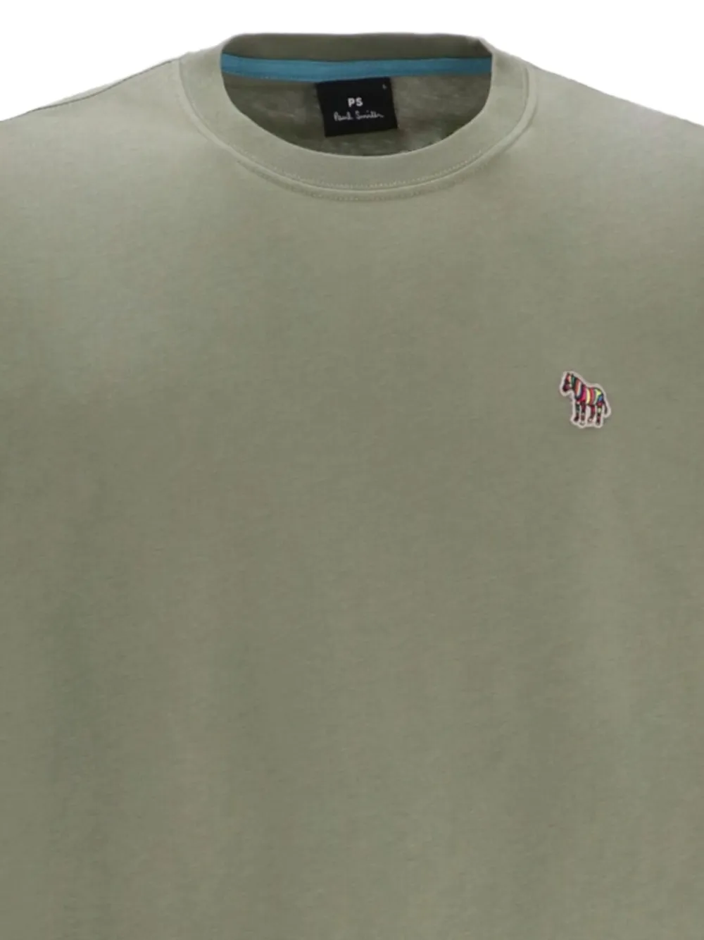 Paul Smith T-shirt met geborduurde zebra Groen