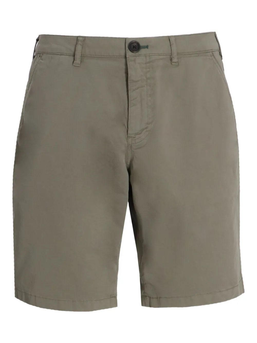 Paul Smith button-fastening cotton shorts | Green | Image 1