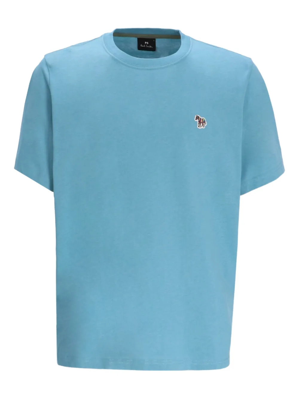 Paul Smith zebra-logo cotton t-shirt - ブルー Paul Smith zebra-logo cotton t-shirt - ブルー