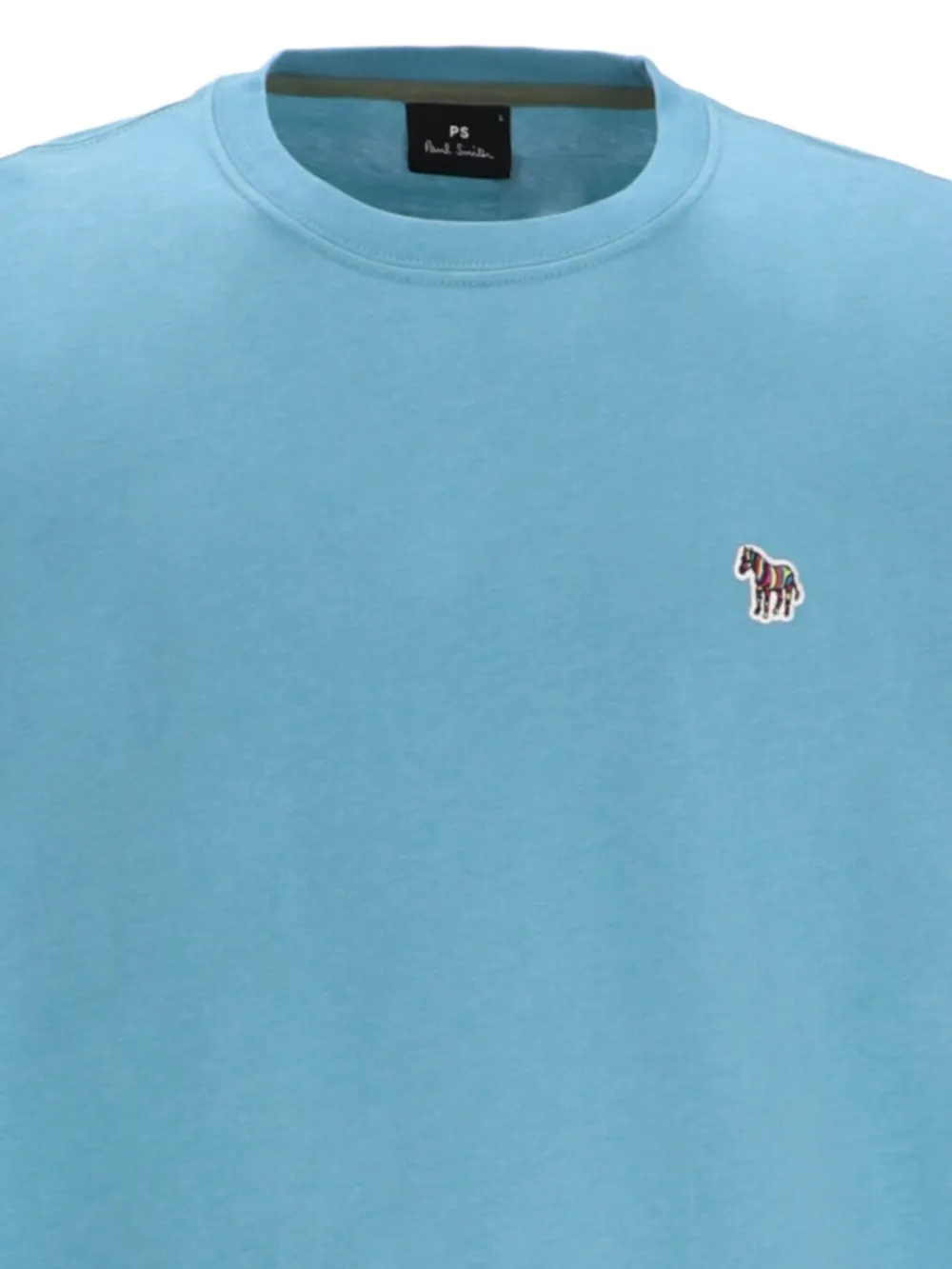 Paul Smith zebra-logo cotton t-shirt Blauw