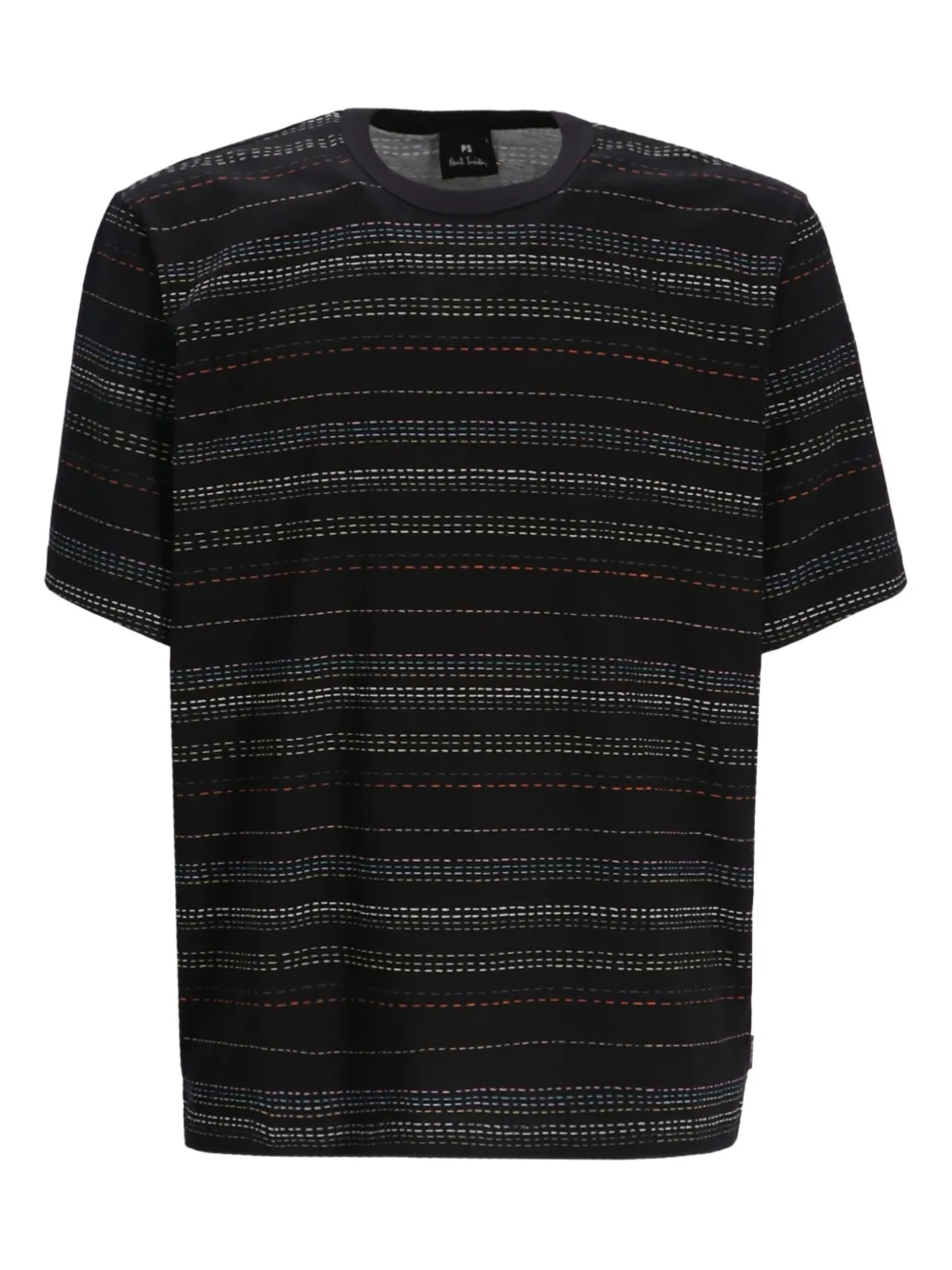 Paul Smith stripe-detail t-shirt | Black | Image 1