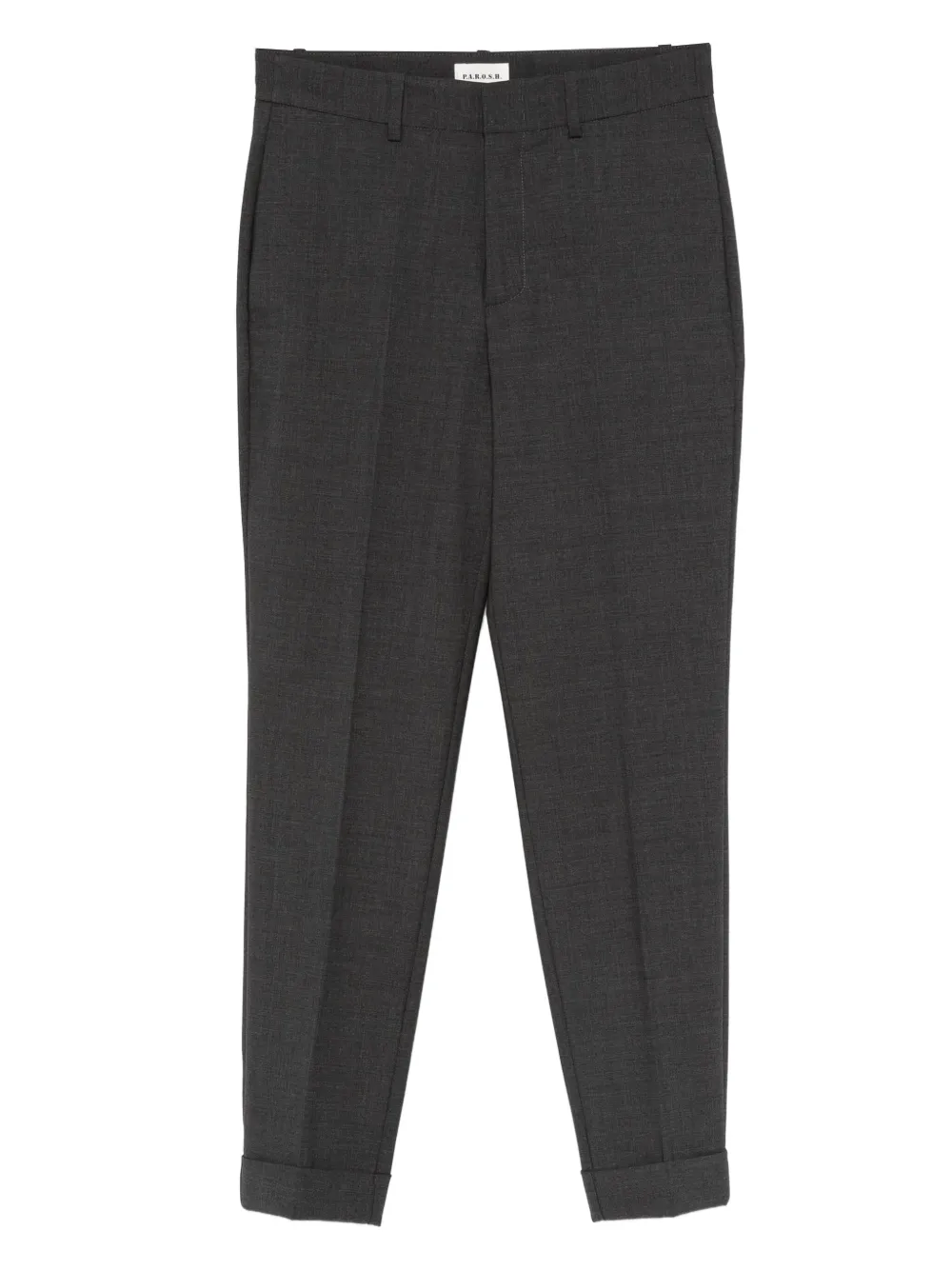 P.A.R.O.S.H. turn-up-cuffs trousers | Grey | Image 1