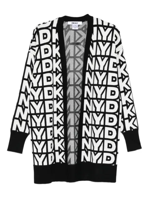 DKNY logo-detail cardigan
