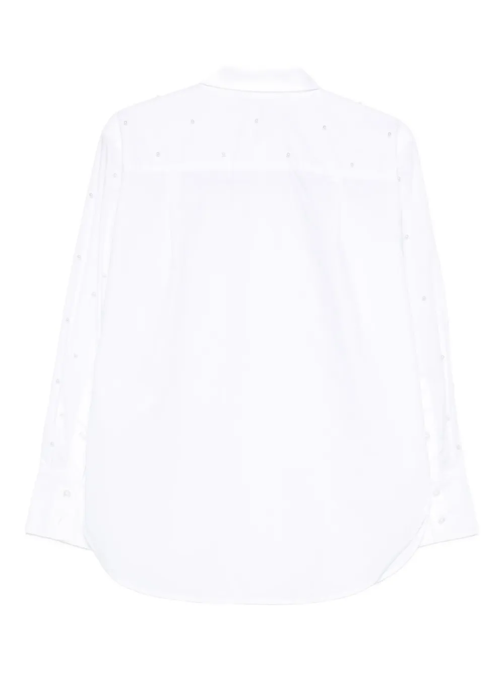 DKNY Blouse verfraaid met parels - Wit