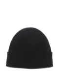 PAOLO FIORILLO CAPRI ribbed beanie hat - Black