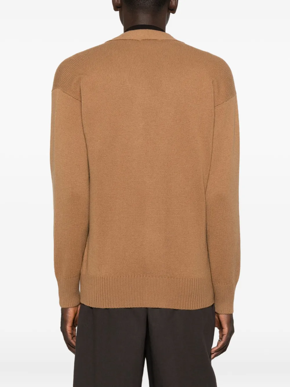 Giuuno Fein Gestrickter Cardigan In Brown