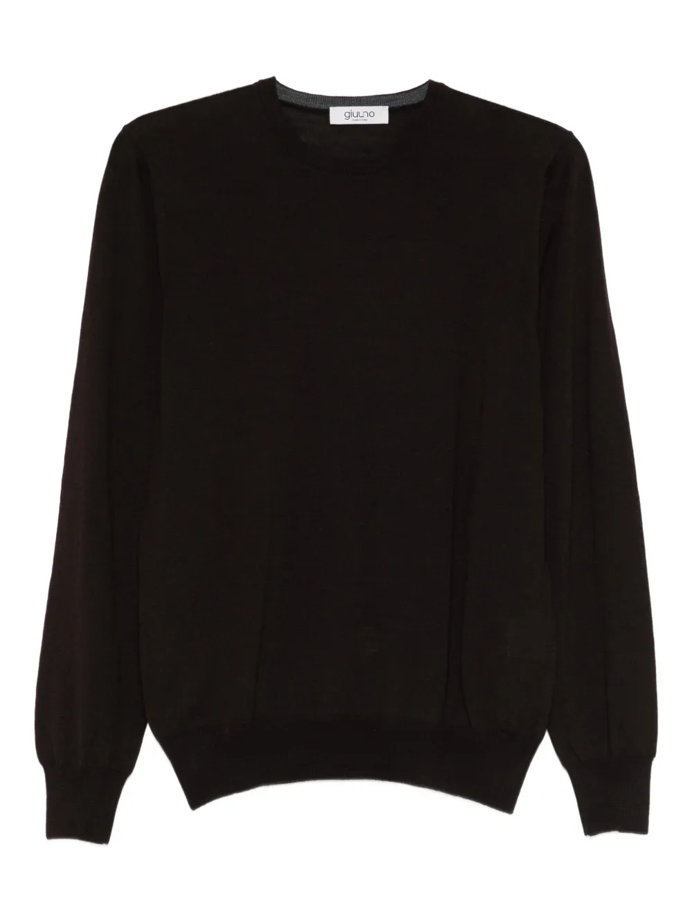 GIUUNO camiseta con cuello redondo | marrón | Image 1