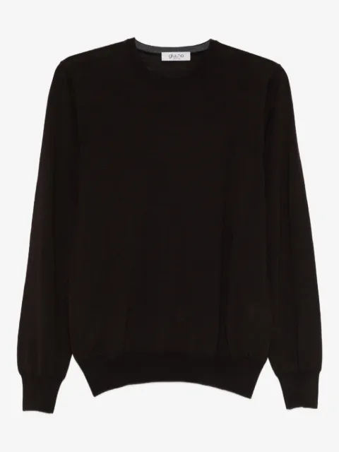GIUUNO crew-neck panelled T-shirt