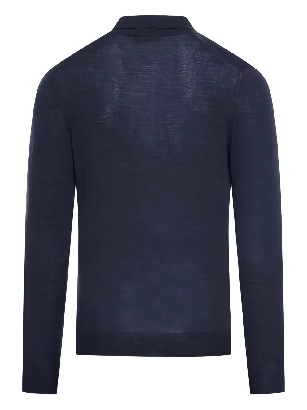 Gran Sasso Poloshirt met lange mouwen - Blauw