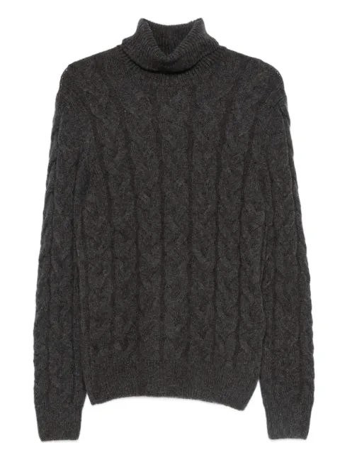 GIUUNO cable-knit roll-neck sweater