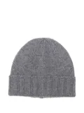 GIUUNO ribbed-brim beanie - Grey