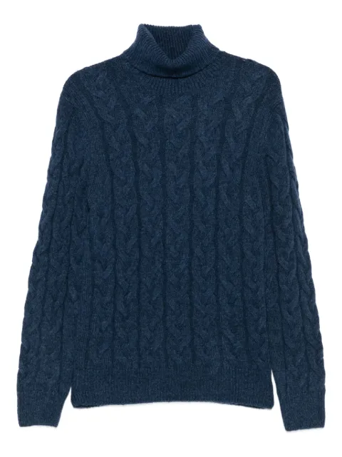 GIUUNO cable-knit roll-neck sweater