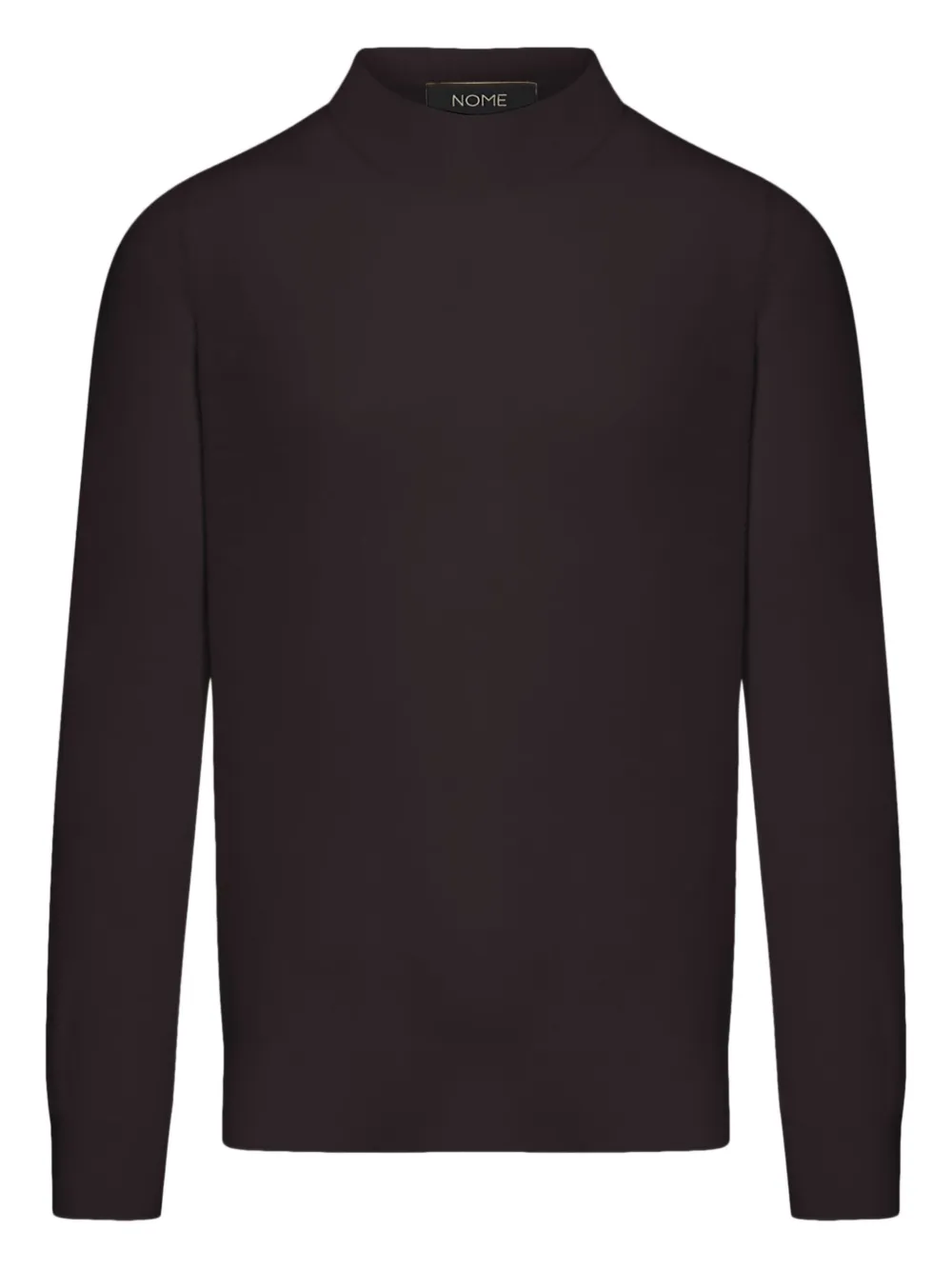 GIUUNO high-neck long-sleeve sweater | Brown | Image 1