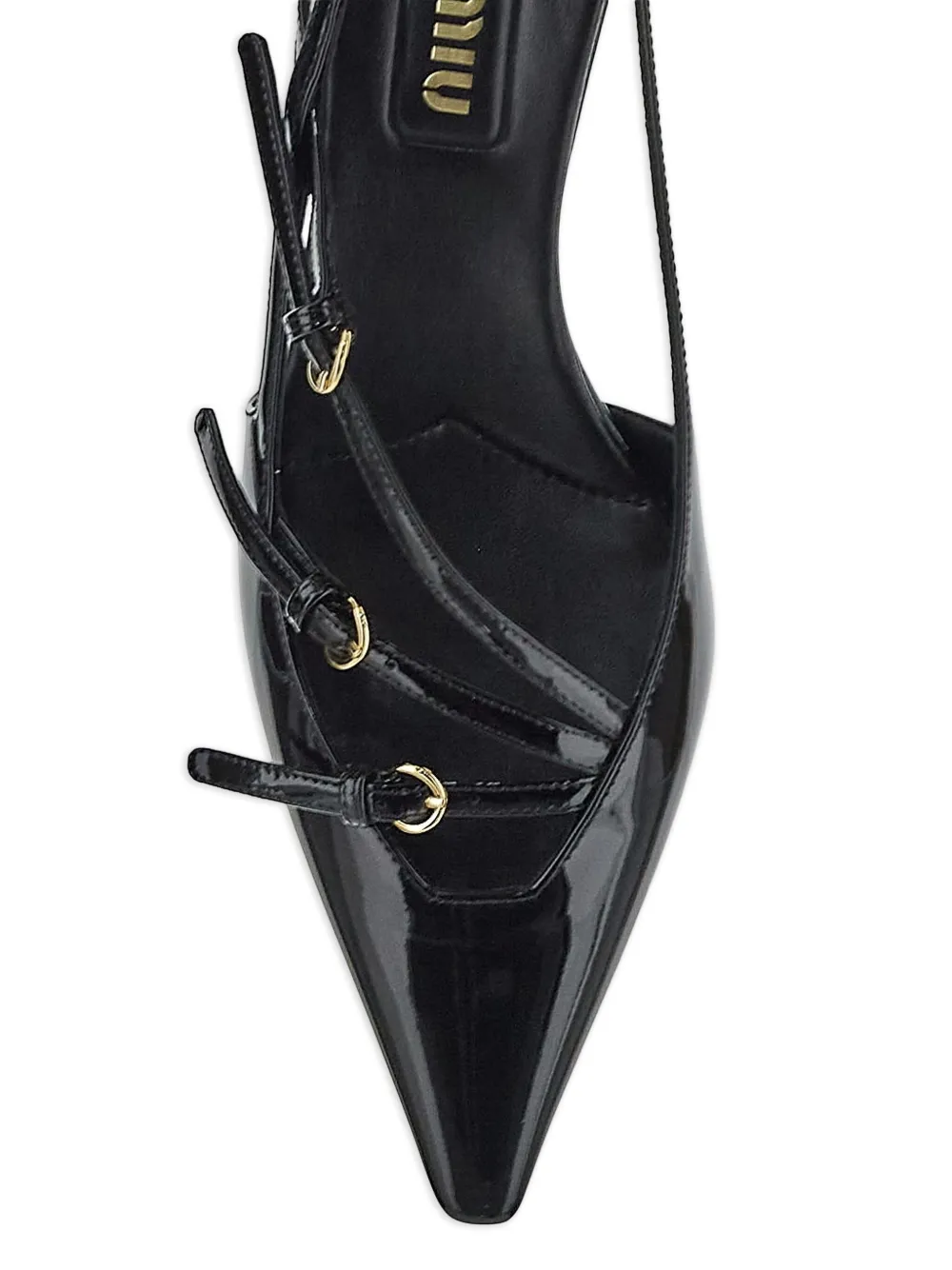 Miu Slingback pumps Zwart
