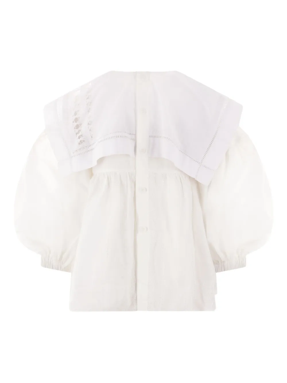 RENATA BRENHA lace-yoke balloon-sleeve shirt | Blouses | Image 2