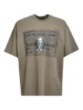 BREATH graphic-print t-shirt - Brown
