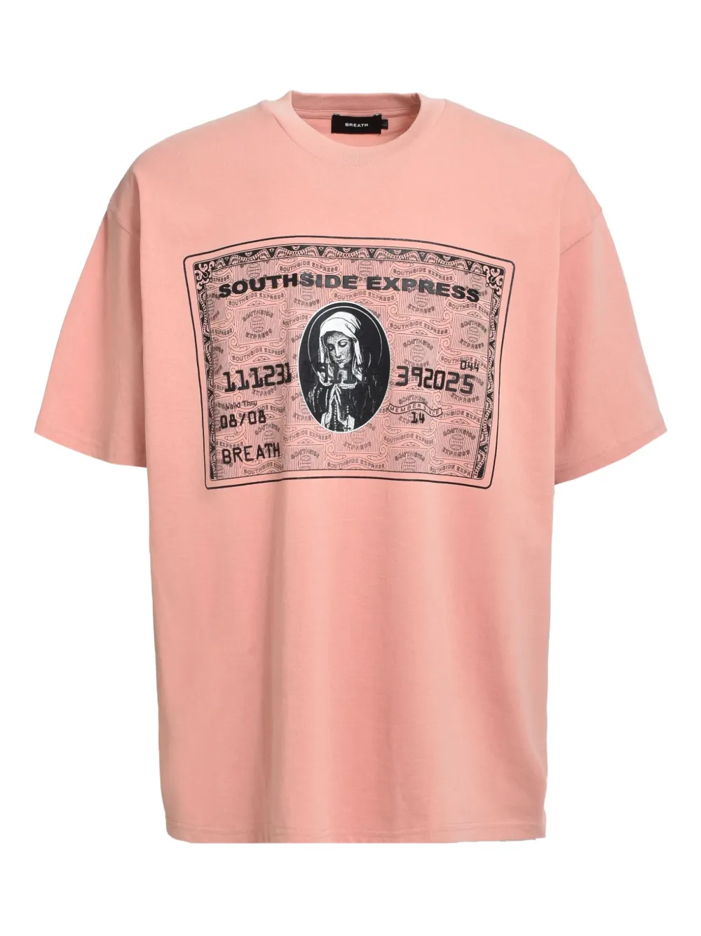 BREATH graphic-print t-shirt | Pink | Image 1