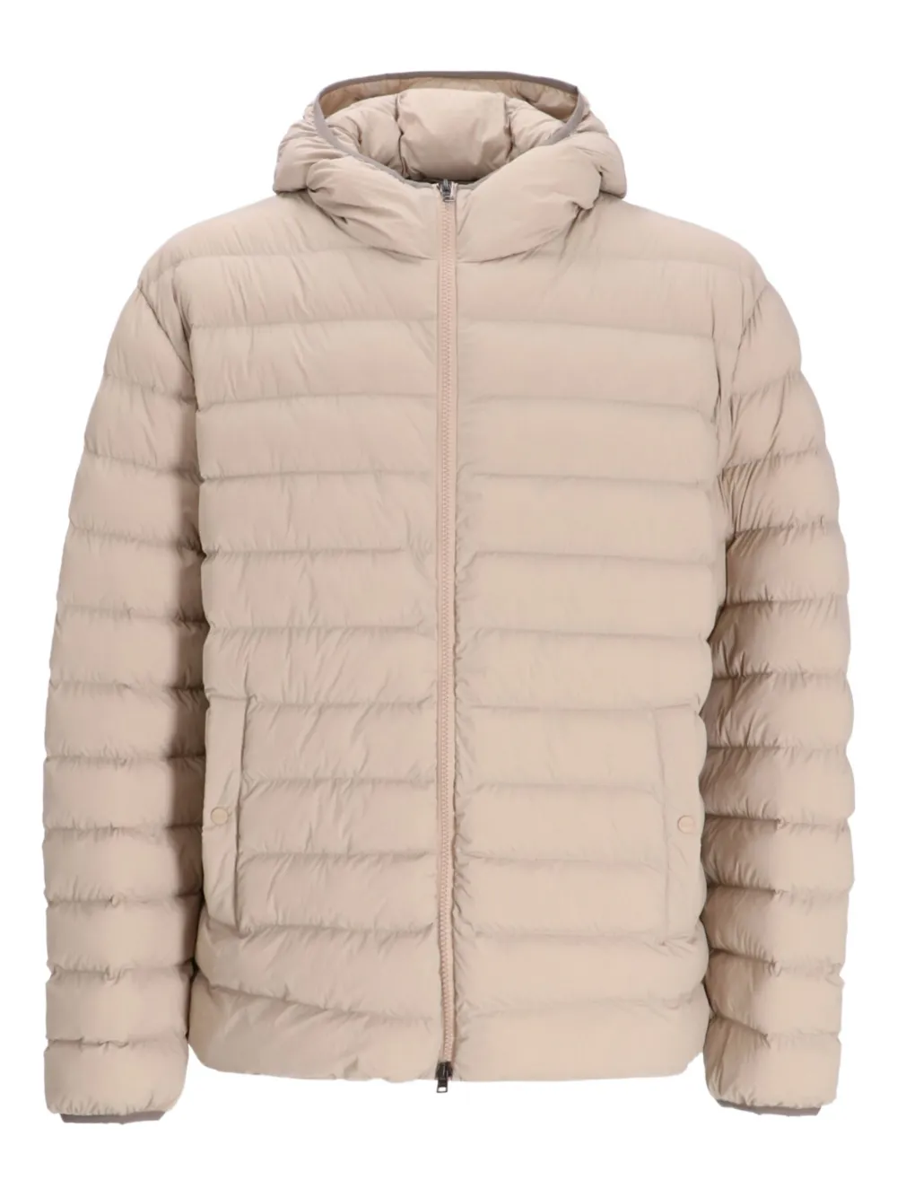 Herno Gevoerd jack met capuchon Beige