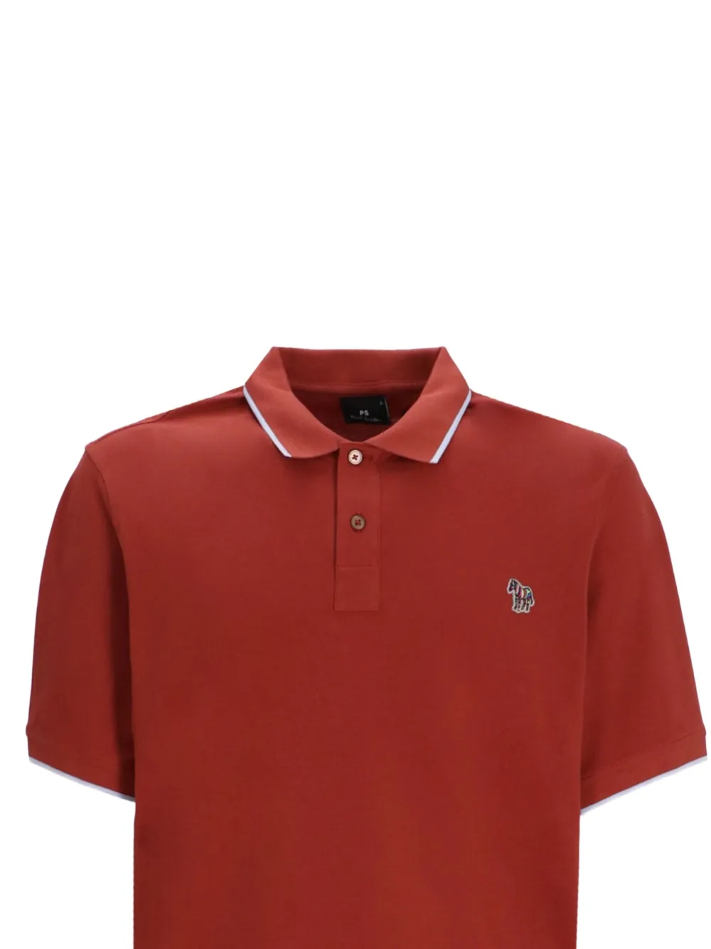 Paul Smith Poloshirt met geborduurd detail Rood