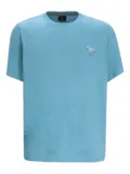 Paul Smith zebra-print cotton t-shirt - Blue