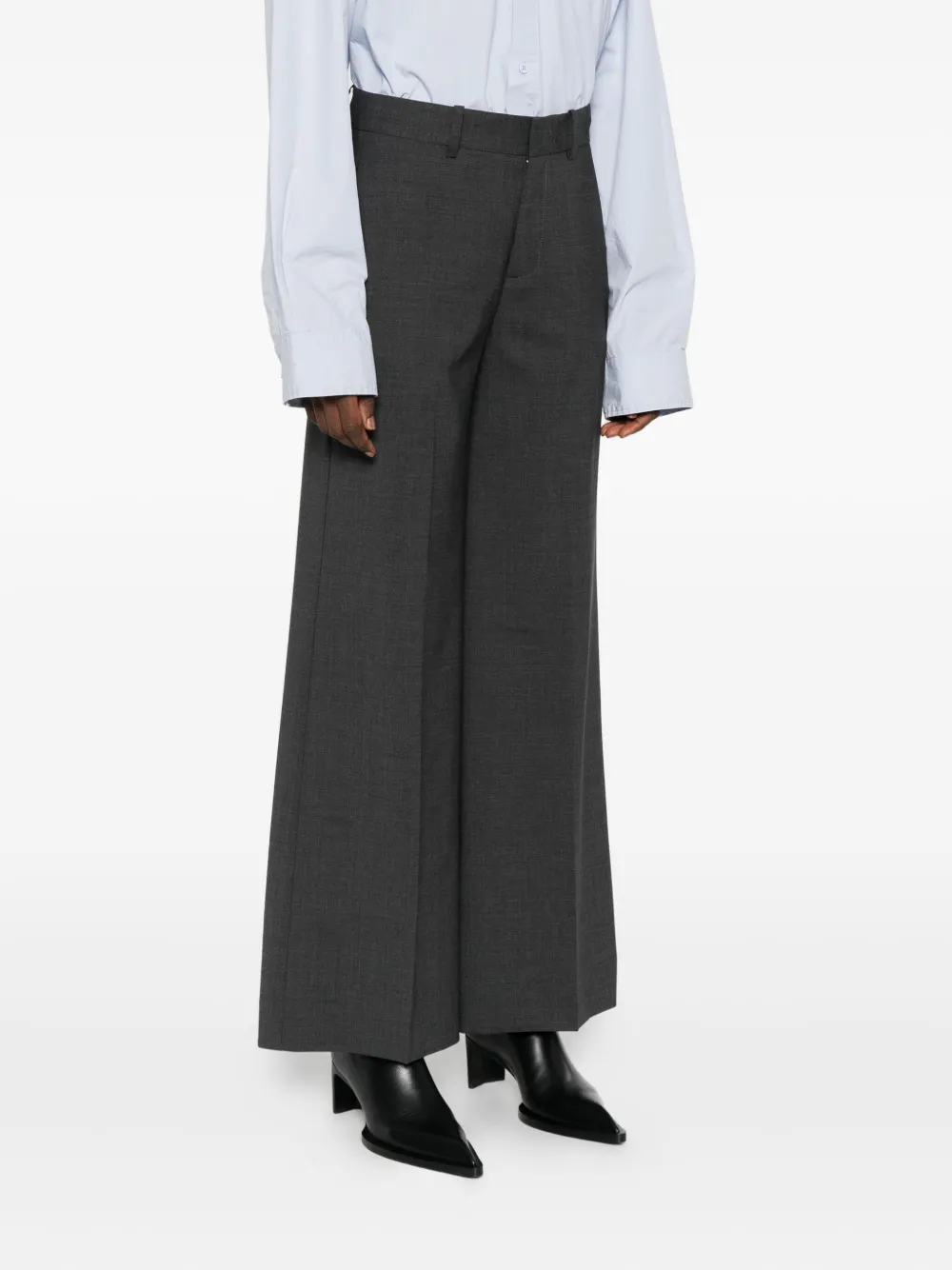 P.A.R.O.S.H. Straight pantalon Grijs