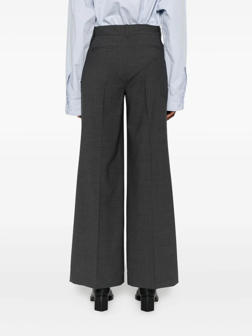 P.A.R.O.S.H. Straight pantalon Grijs