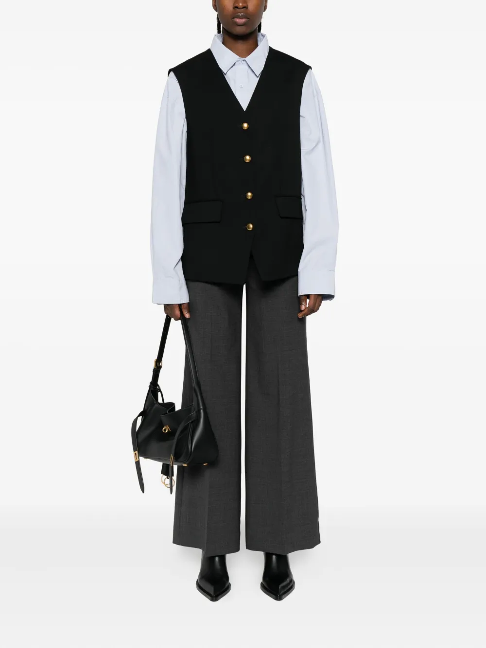 P.A.R.O.S.H. straight-leg tailored trousers - Grijs