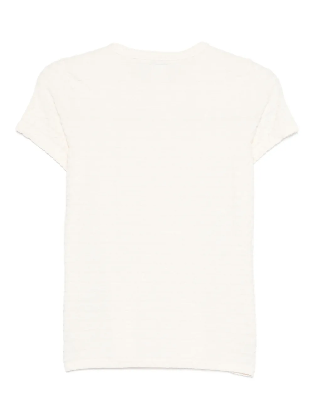  Dkny Logo-jacquard T-shirt - Neutrals 