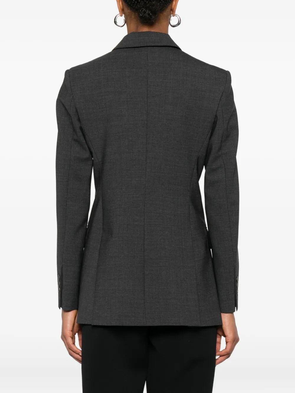 P.A.R.O.S.H. double-breasted grey blazer Grijs