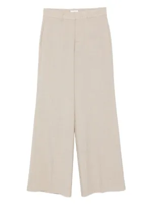 パンツ PAROSH Women Straight Pants D232445 CANYOX25 003 SABBIA BROW P.A.R.O.S.H. - Trousers